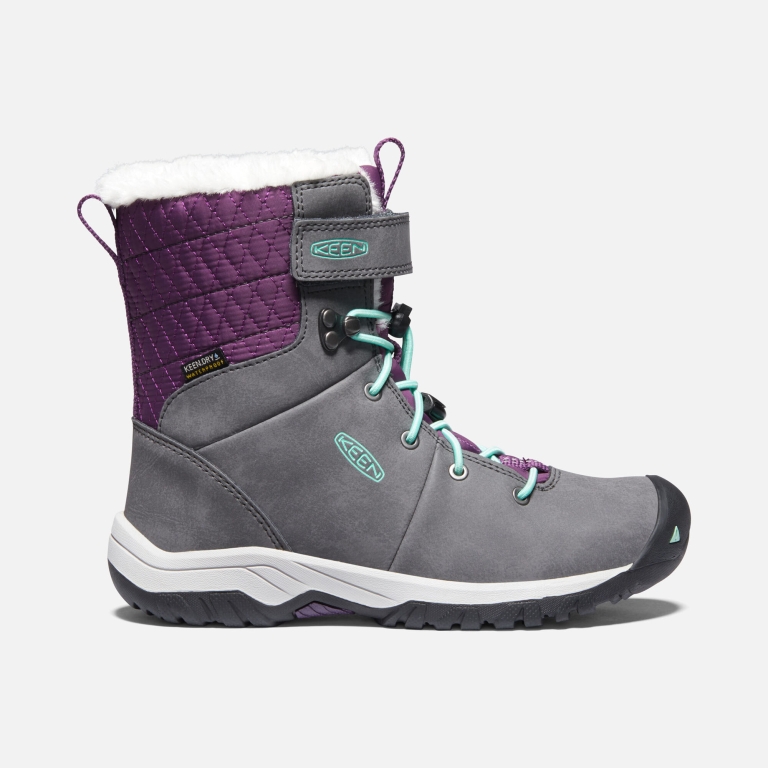 Keen Hoodoo III Waterproof Boots - Kids' Purple Boots